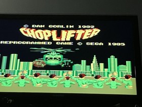 Choplifter (Sega Master System, 1986) Complete CIB- Tested Authentic