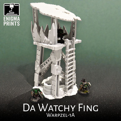 Da Watchy Fing - 28mm 3D Printed Ork Sci-Fi Tabletop Wargaming Terrain