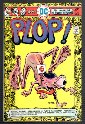 PLOP! # 15 (6.0)  8/1975 D.C. 25c Bronze-Age Weird Humor Comic   