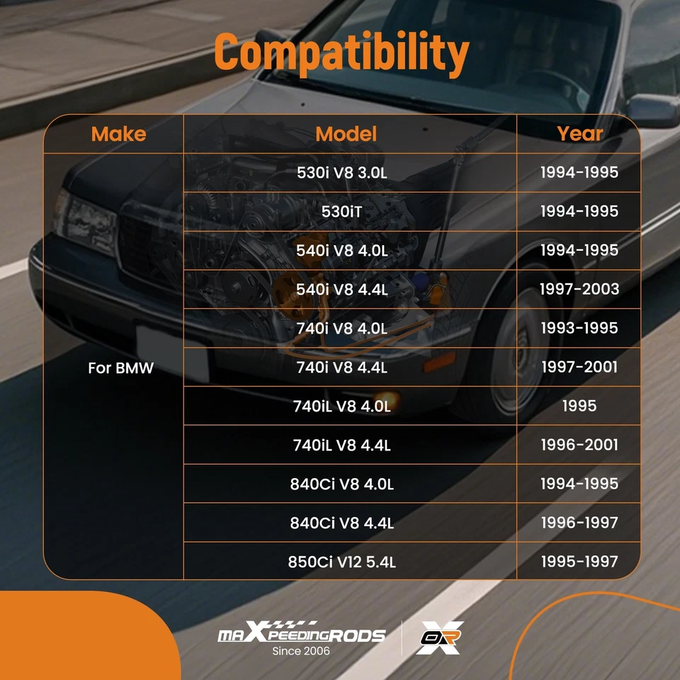 Power Steering Pump For BMW E39 E38 E31 530i 540i 740i 840Ci 94-2003 21-5968 - Image 3 of 4