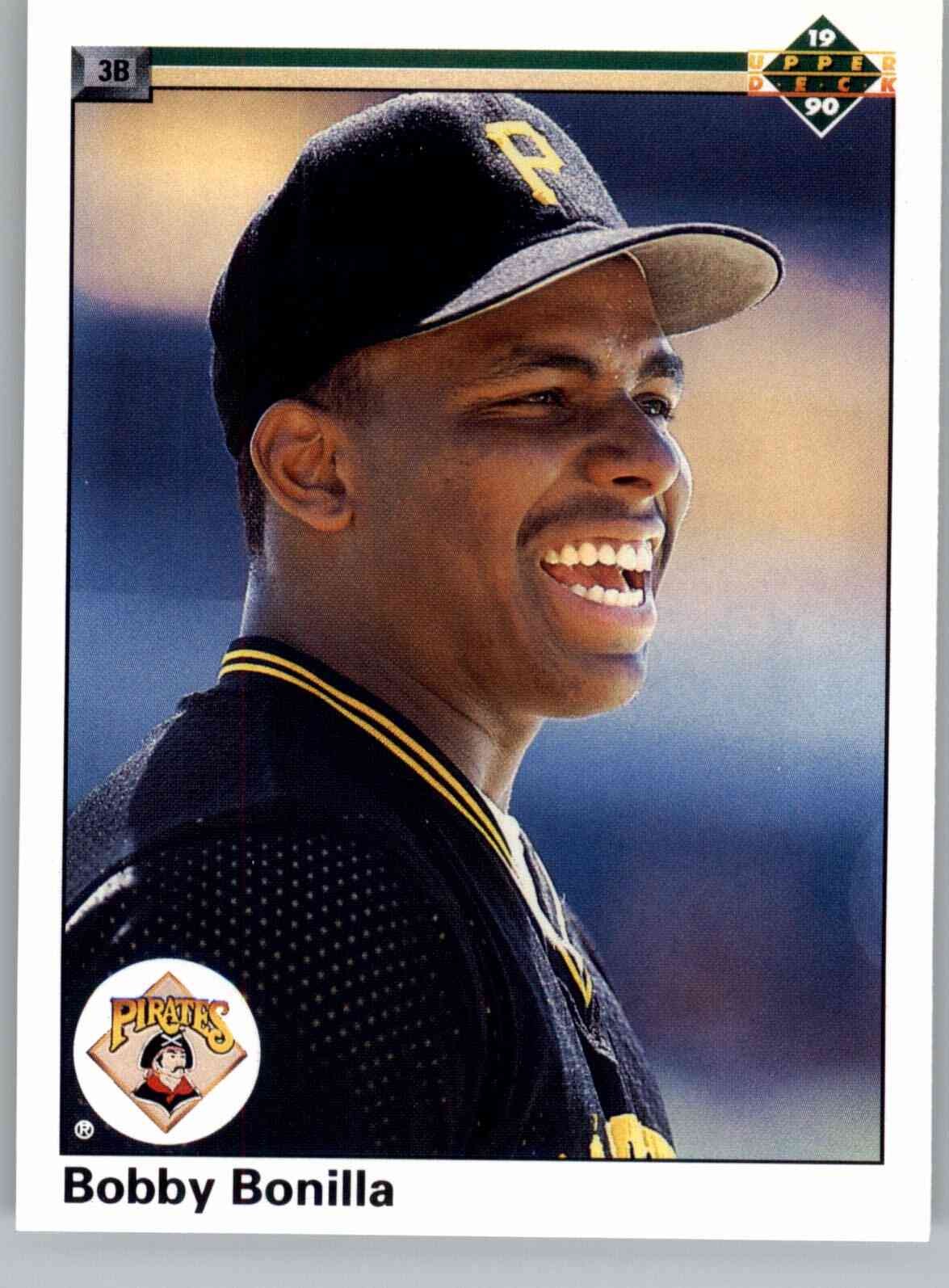 1990 Upper Deck 366 Bobby Bonilla  NM Pittsburgh Pirates