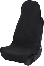 Waterproof Car Seat Cover Universal Fits Car Sweat Towel-Black- One Piece