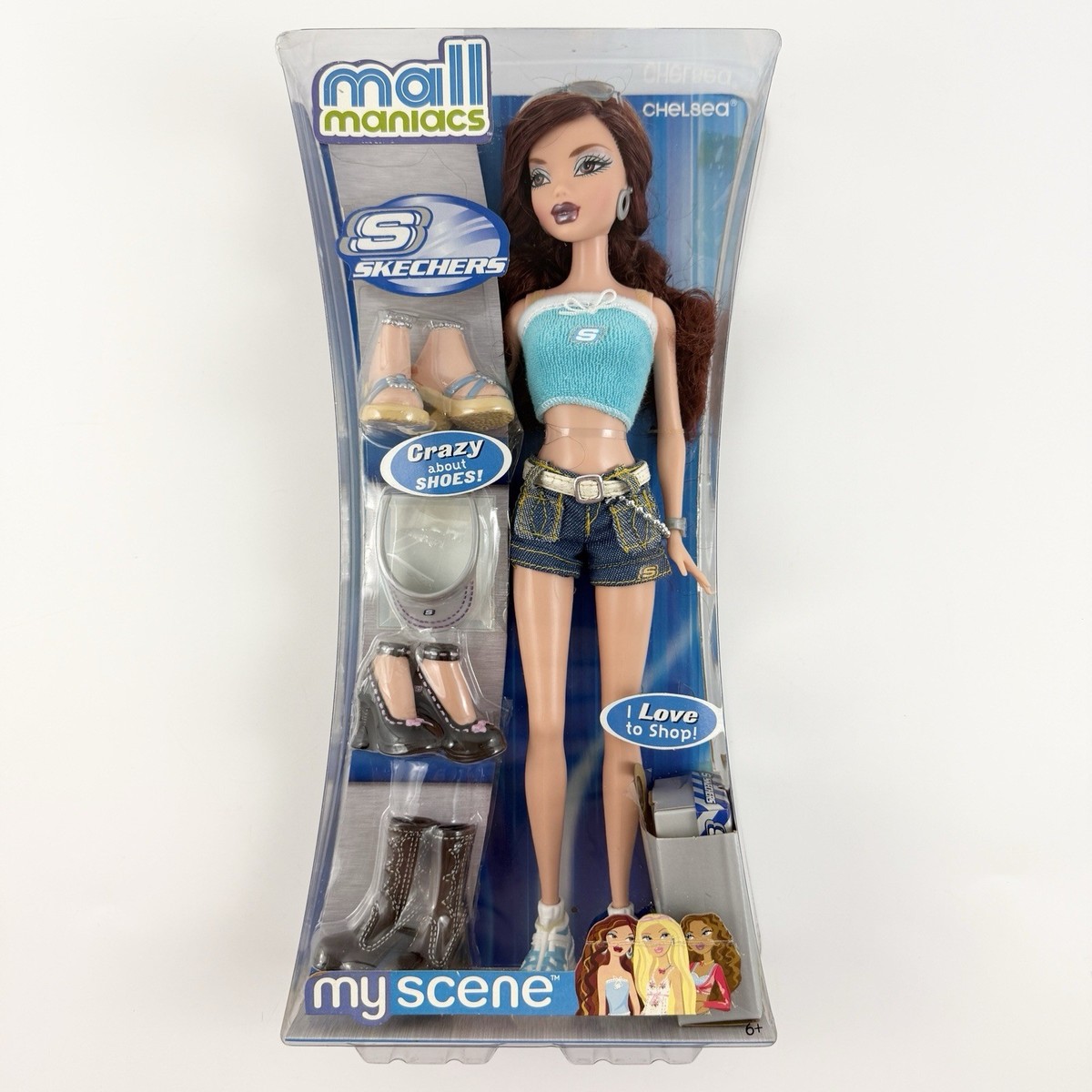 My Scene 2005 Mall Maniacs Skechers Chelsea Doll Mattel J1097