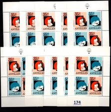 !! 10X NETHERLANDS - MNH - ANTILLEN - CHILDREN - 1981