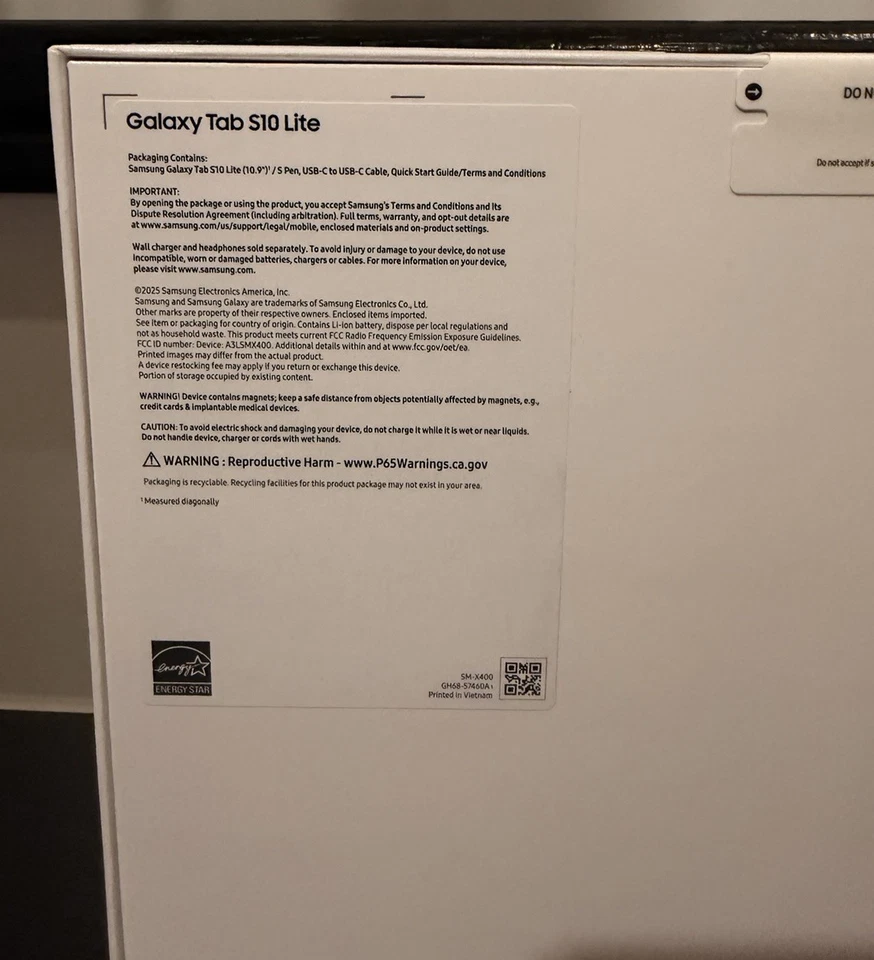 Samsung Galaxy Tab S10 Lite 10.9" 256GB WiFi Only, SM-X400, Coraired - Image 3 of 3