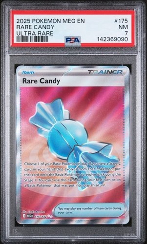 Rare Candy graded PSA 7 for sale on eBay