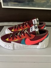 New Nike Blazer Low Sacai KAWS Size Mens 7.5 Woman s 9 Red DM7901 Sneaker