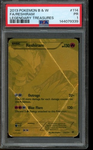 Reshiram graded PSA 1 for sale on eBay