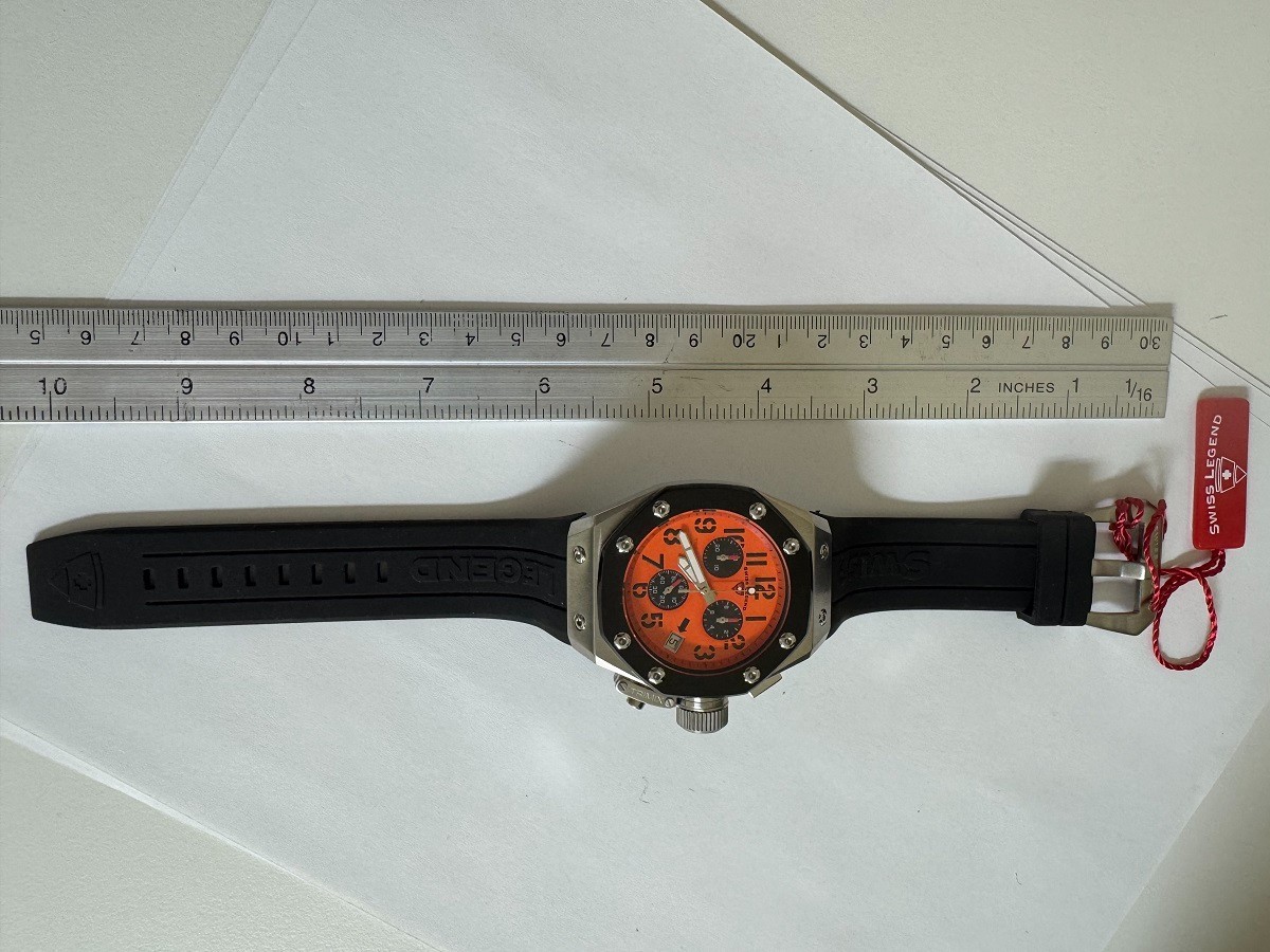 Men's Swiss Legend 10541-06-BB Trimix Diver Chronograph Watch