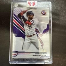 2024 Topps Pristine Byron Buxton #152 Purple Refractor /99 Twins