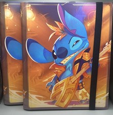 Disney Lorcana - WINTERSPELL STITCH ROCKSTAR BINDER / PORTFOLIO - Set Of 2 