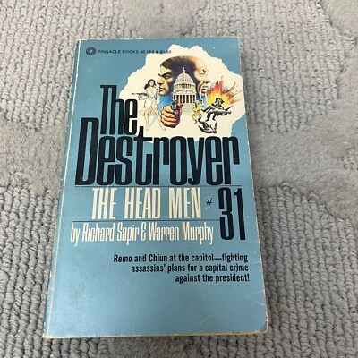 The Head Men Action Paperback Book by Warren Murphy Pinnacle Books 1977