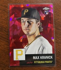 Max Kranick topps chrome ROOKIE Red Ice /100 Pirates 2022