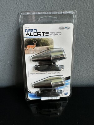 NEW Vehicle Deer Alerts - Custom Accessories 17381 Horn Warns Animals SEALED