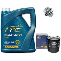 MotoröL Set 20W-50 5 Liter + ÖLfilter + ÖLablassschraube FüR Lexus Toyota Yaris