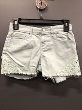 Old Navy Girl  s Size 10 Teal Jean Shorts