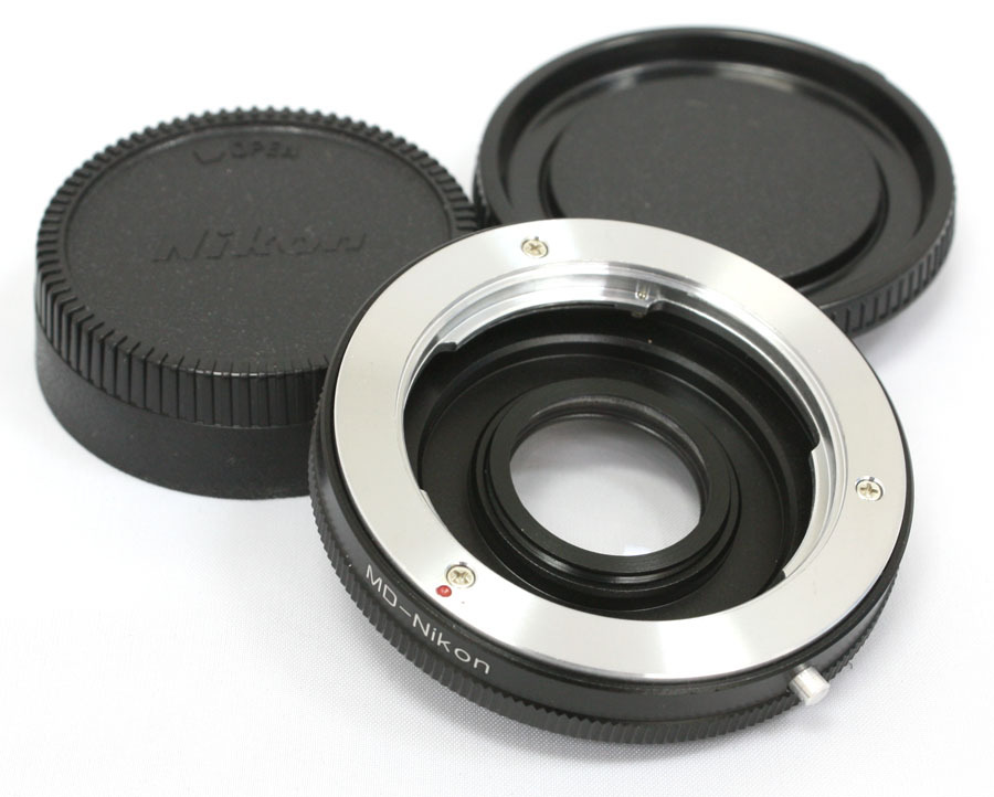 Minolta MD MC lens adapter for Nikon F mount camera adapter D5 D500 D810  D610
