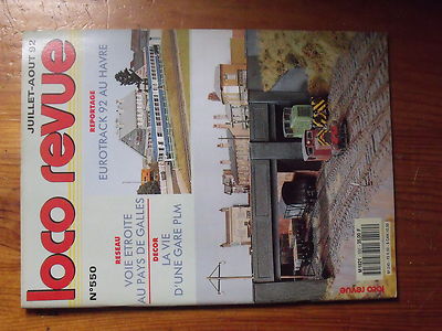 $$7 Loco-Revue No.550 Wales PLM Station Eurotrack 92 141 R 420 Lighting