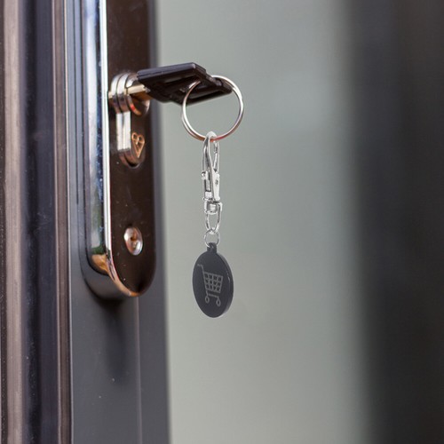 4PCS Trolley Token Key Ring Ornament Token Coin Keyring Small Trolley Token - Picture 4 of 12