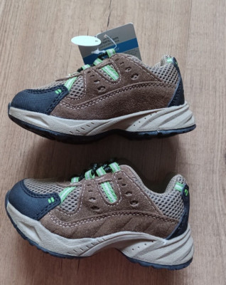 New Carters Toddler Triunfo-C Shoes Brown Genuine Suede & Textile Mesh Size 6M