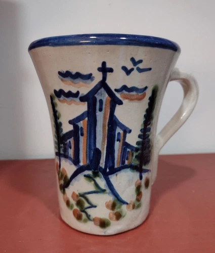JOHN B TAYLOR Ceramics Church Mission Hill Mug LOUISVILLE POTTERY Vintage