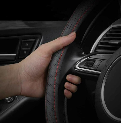 Lenkradbezug Runden für MercedesBenz Schwarz Lenkradschoner Lenkradschutz-hülle - Bild 5 von 5