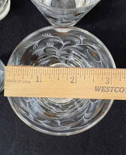 Set 4 Vintage Libbey Royal Fern Glasses Tumblers MCM Gold Rims & Leaves 8 oz - Picture 17 of 17