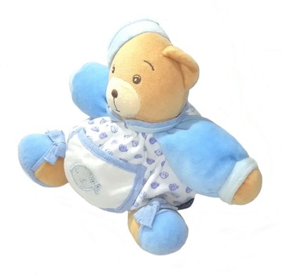 blue teddy comforter