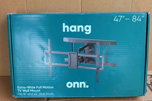 Hang Onn. Extra Wide Full Motion Tv Wall Mount 47'' to 84'' Tv's
