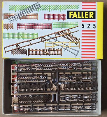 Faller AMS 525 - Fences In OVP, 60s Toy #DEZ3880