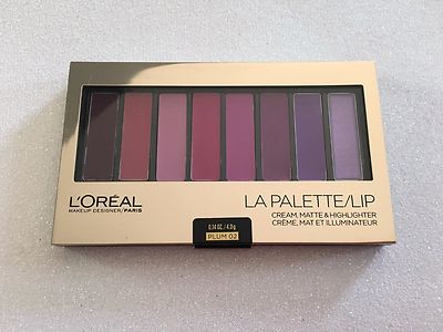 L'oreal  Makeup Designer La  LIP Palette Cream, Matte & Highlighter, You Choose