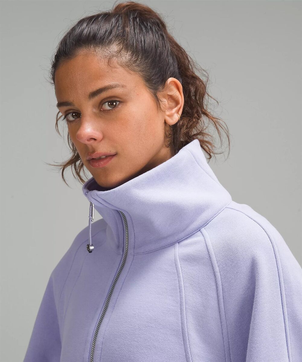 NEW LULULEMON Scuba Oversized Funnel Neck Half-Zip M/L Lilac NEW LULULEMON Scuba Oversized Funnel Neck Half-Zip M/L Lilac