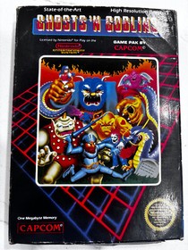 Ghosts 'n Goblins NES Nintendo Game CIB - Complete With Manual, Box, & Cartridge