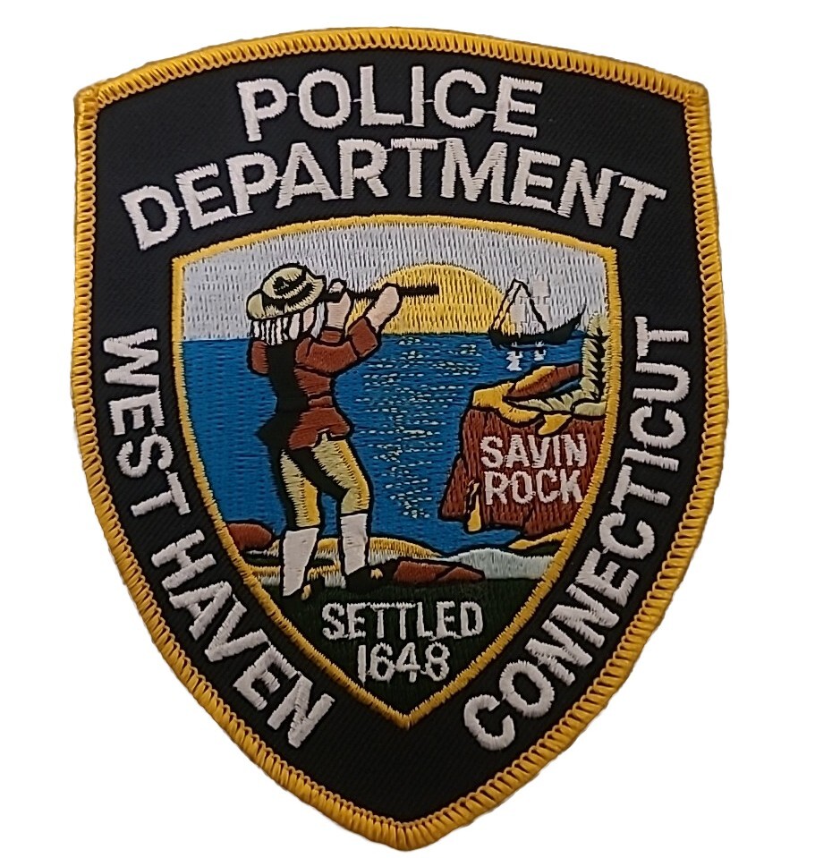 WEST HAVEN CONNECTICUT SETTLED 1648 AUXILIARY POLICE Department PATCH ...