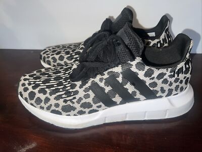 Adidas Swift Run Women's Sz 10 Cheetah Leopard Animal Print Black White No  Box | eBay