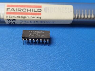 (1 PC) 54LS153DMQB FSC Multiplexer 2-Func 4 Line Input 1 Line Output TTL CDIP16