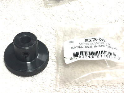 Steel Knob with Unthreaded Through Hole & Set Screw, 5/16'' Hole, 1-1/2'' Base