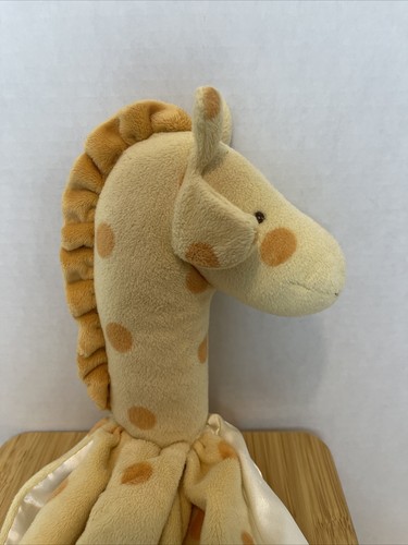 Bunnies by the Bay Giraffe RAFFY'S BUDDY BLANKET Yellow Lovey Security - Picture 7 of 7