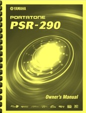 Yamaha Portatone PSR-290 Keyboard OWNER'S MANUAL