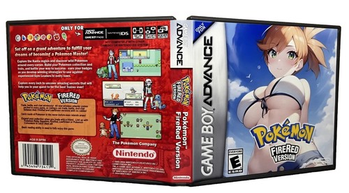 Pokémon FireRed Game Boy Advance DS Game Case Custom Cover Art - NO GAME INC - Picture 2 of 3