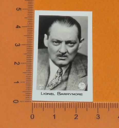 BRIDGEWATER CARD 1933 FILM STARS MOVIE HOLLYWOOD CINEMA LIONEL BARRYMORE