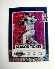 2021 contenders Optic Gerrit Cole 8/9 Season Ticket Pink Velocity Parallel FOTL