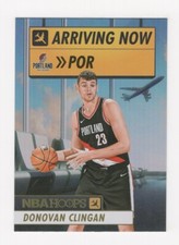 2024-25 NBA HOOPS BASKETBALL HOLO ARRIVING NOW RC DONOVAN CLINGAN BLAZERS