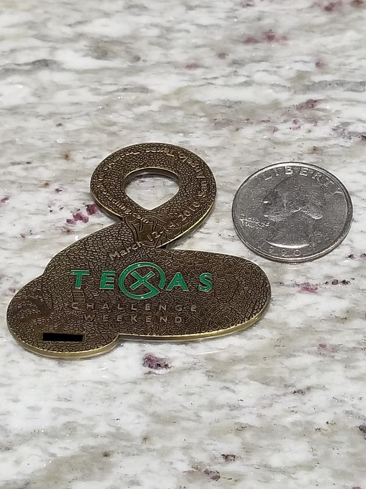 Geocoin Magnétique Round Rock Texas Challenge 2020 - Pièce Officielle Non Activée