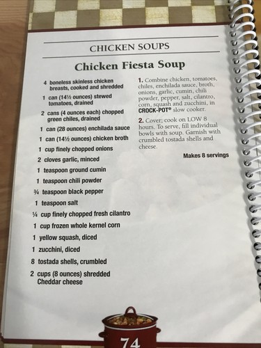 Crock-Pot Soups and Stews, Chicken, & 5 Ingredients Recipes Spiral Publications - Picture 13 of 17