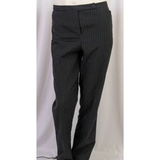 Nine & Co by Nine West Women's black pinstripe pants sz 10