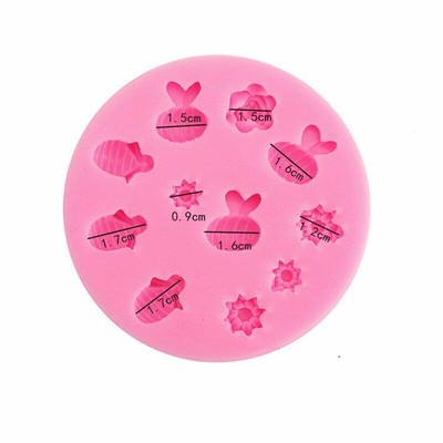 Bee Sugarcraft Silicone Mould Fondant Molds DIY Candy Clay Cake Decorating Tools Bee Sugarcraft Silicone Mould Fondant Molds DIY Candy Clay Cake Decorating Tools