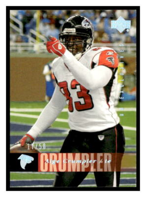 2006 Upper Deck #8 Alge Crumpler UD Exclusives Silver #/50