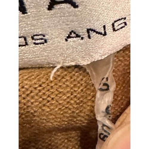 Suéter sin mangas Trina Turk para mujer beige cachemir lana seda cuello en V talla S - Imagen 6 de 8
