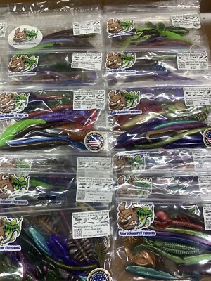 Soft Plastic Fishing Baits - Variety Bag